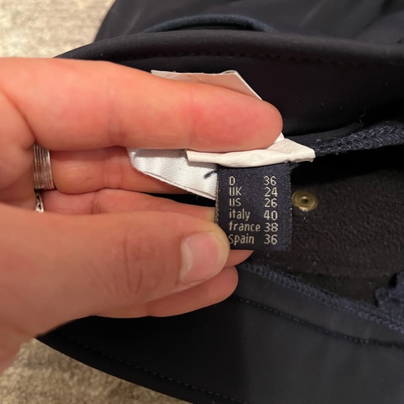 Euro-Star Easy Rider Winter/Fleece Full-Seat Riding Breeches Navy 24 - Picture 2 of 8